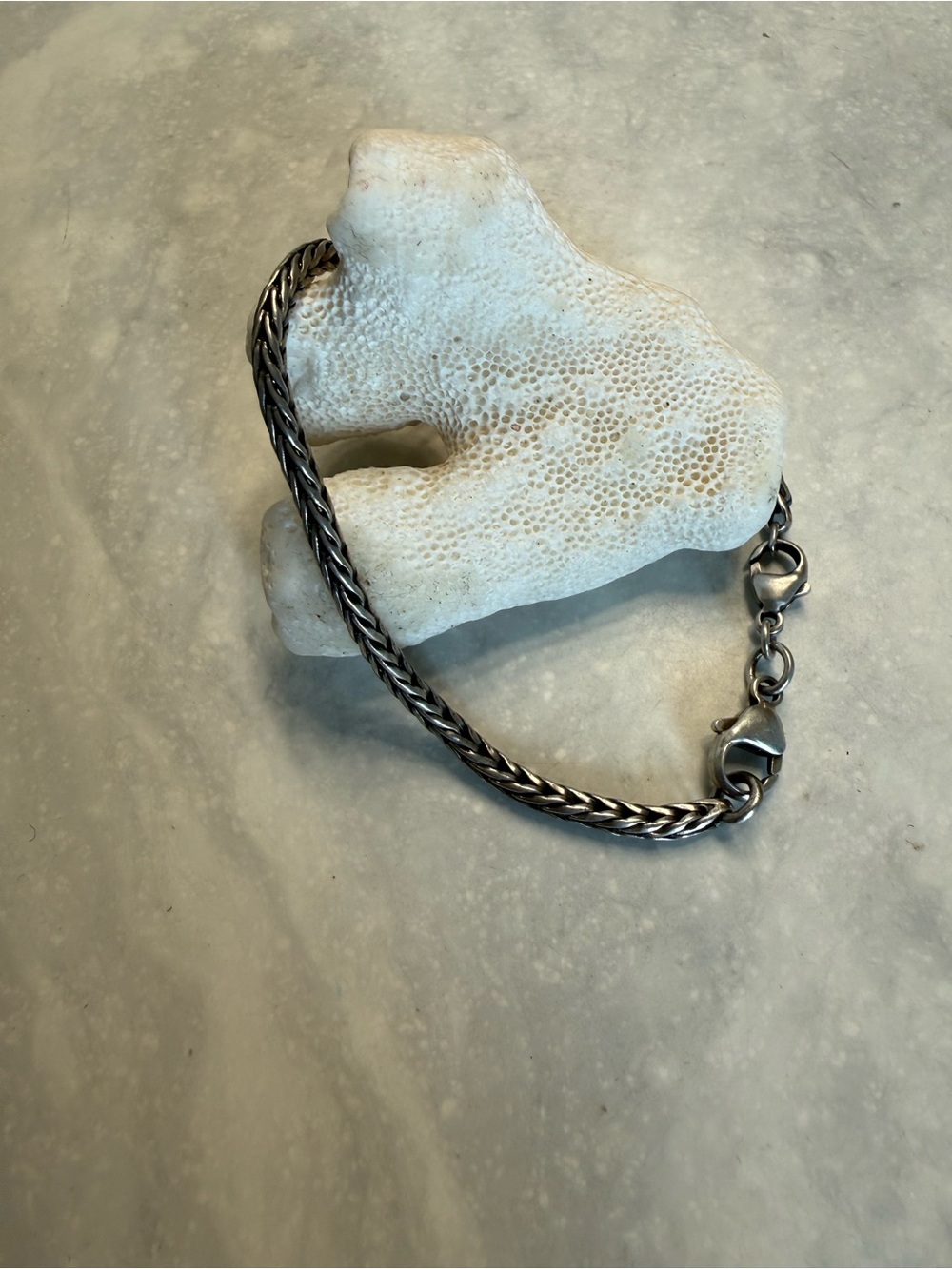 Trollbeads Foxtail 6 1/4” Bracelet with Basic Clasp